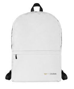 The Duran Logo White Backpack