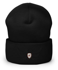 Alternative view of Cyprus Shield <br> Black Eagle Cuffed Beanie