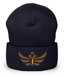 Alternative view of Romania Shield <br> Gold Eagle Cuffed Beanie