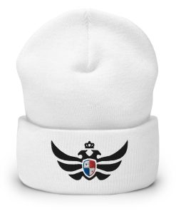 Panama Shield Black Eagle Cuffed Beanie
