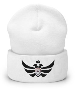 South Korea <br> Shield Black Eagle Cuffed Beanie