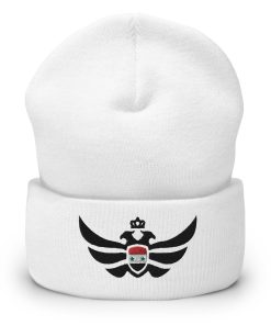 Syria Shield <br> Black Eagle Cuffed Beanie