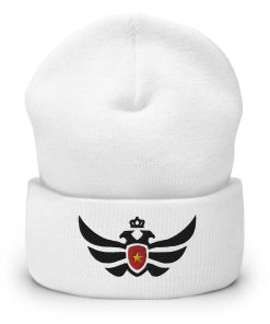 Vietnam Shield Black Eagle Cuffed Beanie