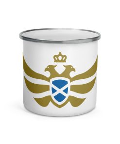 Scotland Shield <br> Gold Eagle Enamel Mug