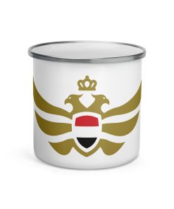 Yemen Gold <br> Black Eagle Enamel Mug