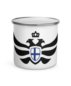 Finland Shield <br> Black Eagle Enamel Mug