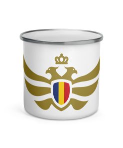 Transnistria Shield Gold Eagle Enamel Mug