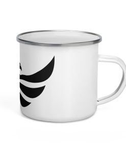 Alternative view of Pakistan Shield Black Eagle Enamel Mug