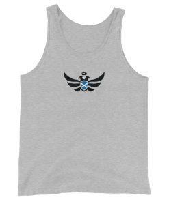 Scotland Shield <br> Black Eagle Long Tank Top <br> Men | Women