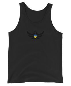 Alternative view of Ukraine Shield <br> Black Eagle Tank Top <br> Men | Women