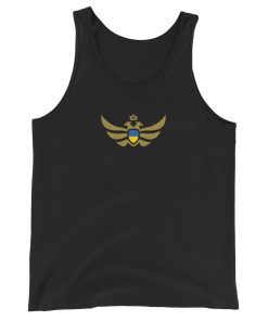 Alternative view of Ukraine Shield <br> Gold Eagle Tank Top <br> Men | Women