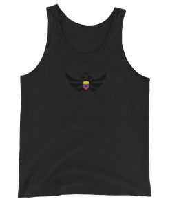Alternative view of Venezuela Shield Black Eagle Tank Top | Men’s