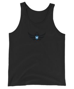 Alternative view of Scotland Shield <br> Black Eagle Long Tank Top <br> Men | Women