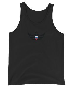 Alternative view of Slovenia Shield Black Eagle Tank Top | Men's
