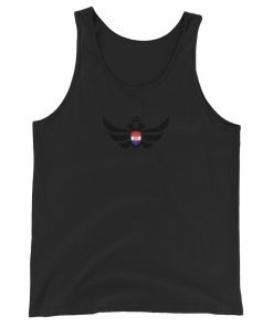 Alternative view of Croatia Shield <br> Black Eagle Tank Top <br> Men | Women