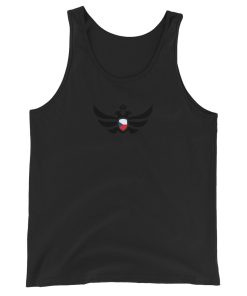 Alternative view of Czech Republic Shield <br> Black Eagle Tank Top <br> Men | Women