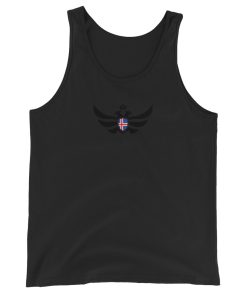 Alternative view of Iceland Shield Black Eagle Tank Top | Men's