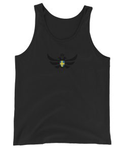 Alternative view of Sweden Shield <br> Black Eagle Tank Top <br> Men | Women
