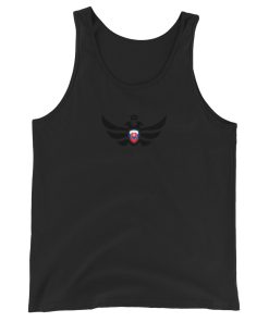 Alternative view of Slovakia Shield <br> Black Eagle Tank Top <br> Men | Women