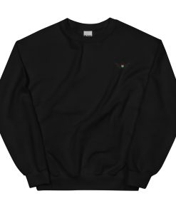 Alternative view of India Shield Black Eagle Sweatshirt | Women’s