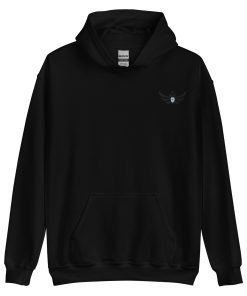 Alternative view of US Virgin Islands Shield Black Eagle Hoodie | Men’s