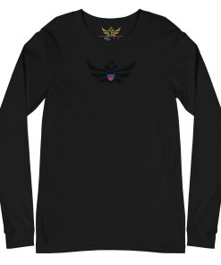 Alternative view of Donetsk Shield <br> Black Eagle Long Sleeve Shirt <br> Men | Women