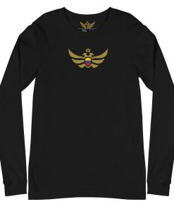 Venezuela Shield Gold Eagle Long Sleeve Shirt | Men’s