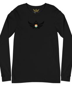 Alternative view of India Shield Black Eagle Long Sleeve Shirt | Men’s