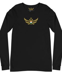 Alternative view of India Shield Gold Eagle Long Sleeve Shirt | Men’s