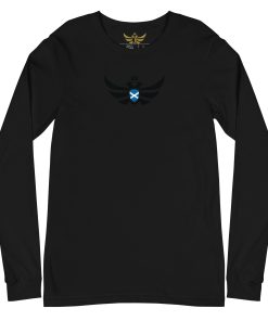 Alternative view of Scotland Shield <br> Black Eagle Long Sleeve Shirt <br> Men | Women