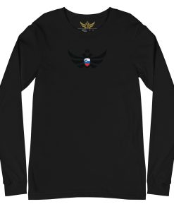 Alternative view of Slovenia Shield Black Eagle Long Sleeve Shirt | Women's