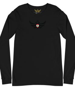 Alternative view of Lebanon Shield Black Eagle Long Sleeve Shirt | Men’s