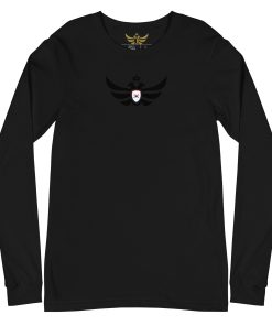 Alternative view of South Korea Shield <br> Black Eagle Long Sleeve Shirt <br> Men | Women