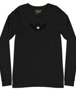Alternative view of Syria Shield <br> Black Eagle Long Sleeve Shirt <br> Men | Women