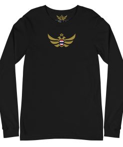 Alternative view of Thailand Shield Gold Eagle Long Sleeve Shirt | Men’s