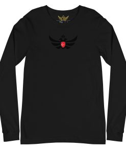 Alternative view of Turkey Shield Black Eagle Long Sleeve Shirt | Men’s