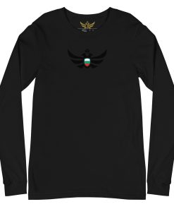 Alternative view of Bulgaria Shield <br> Black Eagle Long Sleeve Shirt <br> Men | Women