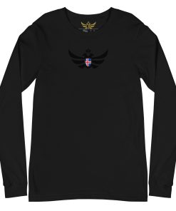 Alternative view of Iceland Shield Black Eagle Long Sleeve Shirt | Women's