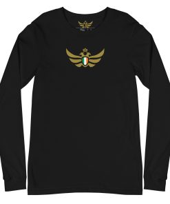 Alternative view of Ireland Shield <br> Gold Eagle Long Sleeve Shirt <br> Men | Women