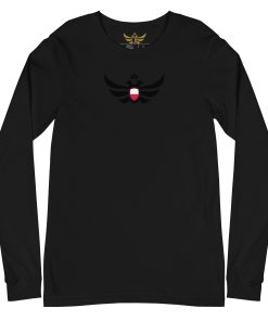Alternative view of Poland Shield <br> Black Eagle Long Sleeve Shirt <br> Men | Women