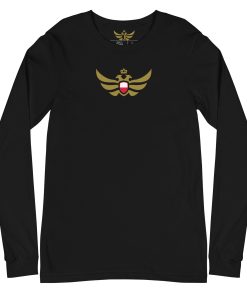 Poland Shield <br> Gold Eagle Long Sleeve Shirt <br> Men | Women