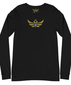 Oklahoma Shield <br> Gold Eagle Long Sleeve Shirt<br> Men | Women