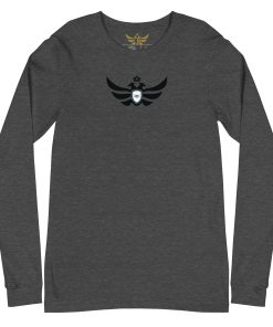 US Virgin Islands Shield Black Eagle Long Sleeve Shirt | Men’s