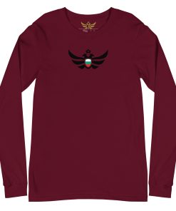Bulgaria Shield <br> Black Eagle Long Sleeve Shirt <br> Men | Women