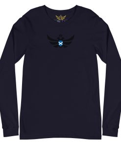 Scotland Shield <br> Black Eagle Long Sleeve Shirt <br> Men | Women