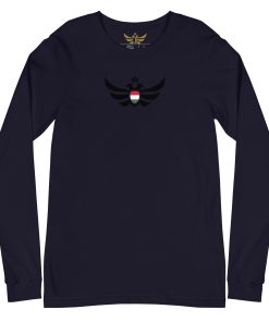 Hungary Shield <br> Black Eagle Long Sleeve Shirt <br> Men | Women
