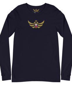 Alternative view of Slovakia Shield <br> Gold Eagle Long Sleeve Shirt <br> Men | Women