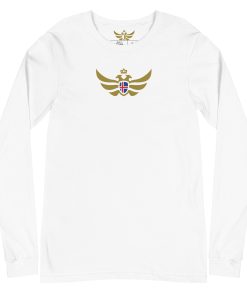Iceland Shield Gold Eagle Long Sleeve Shirt | Women's