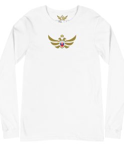 Slovakia Shield <br> Gold Eagle Long Sleeve Shirt <br> Men | Women