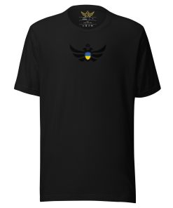 Alternative view of Ukraine Shield <br> Black Eagle T-Shirt <br> Men | Women